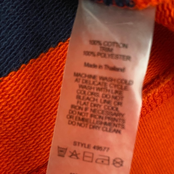 TORY BURCH SPORT Striped Letterman Crew $148 - Picture 13 of 15